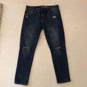 Ripped Girlfriend Jeans